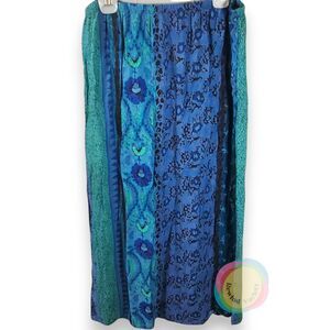 Vintage Carol Little Saint Tropez Plus Size 18W Rayon Skirt